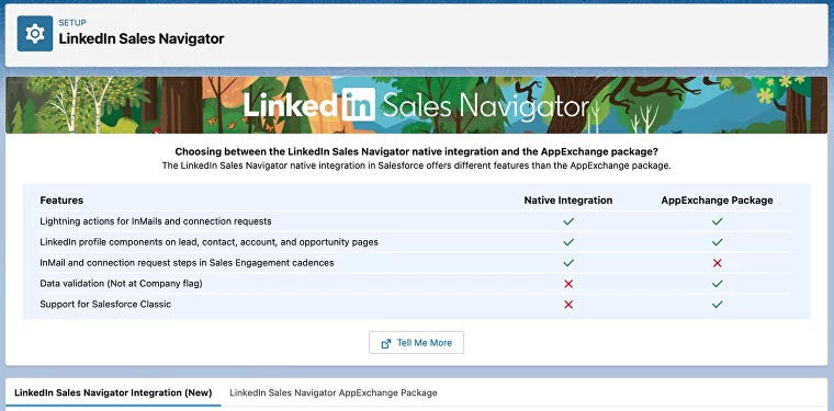 salesforce integration with linkedin sales navigator 